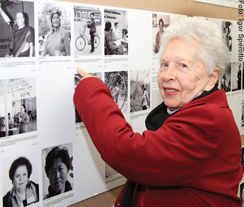 Clara Charf, 85 anos, presidenta da Associação Mulheres pela Paz
