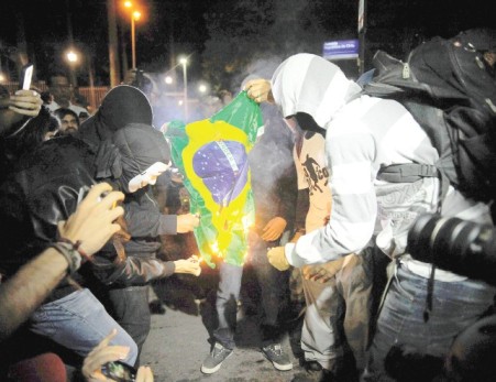 Protestos contra a Copa 2014 realizados do Rio de Janeiro, em maio passado