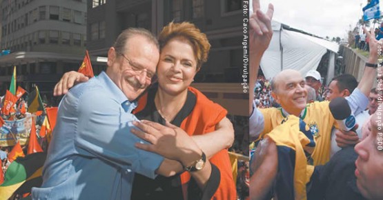 Tarso deixou o cargo de ministro para um profissional de carreira; Dilma passou a Casa Civil para seu braço direito; | Serra foi substituído pelo vice