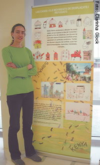 Alba Sanfeliu Bardia, organizadora da exposição
