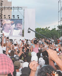 Segundo Concerto do Paz Sem Fronteiras reuniu meio milhão de pessoas em Havana, em setembro de 2009
