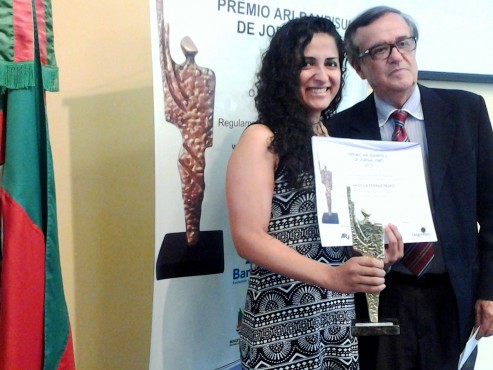 Priscila Pasko recebeu primeiro lugar na categoria Jornalismo Cultural