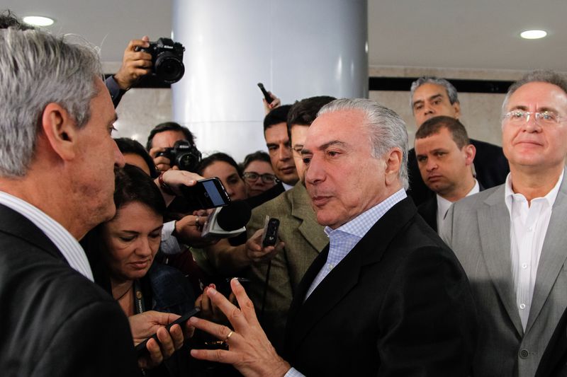 Brasília - DF, 27/11/2016. Presidente Michel Temer durante coletiva de imprensa no Palácio do Planalto. Foto: Beto Barata/PR