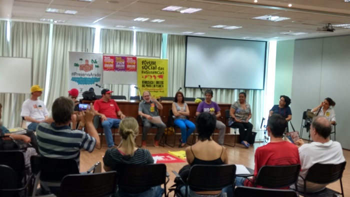 Lançamento do Fórum Social das Resistências, que ocorrerá em janeiro, em Porto Alegre