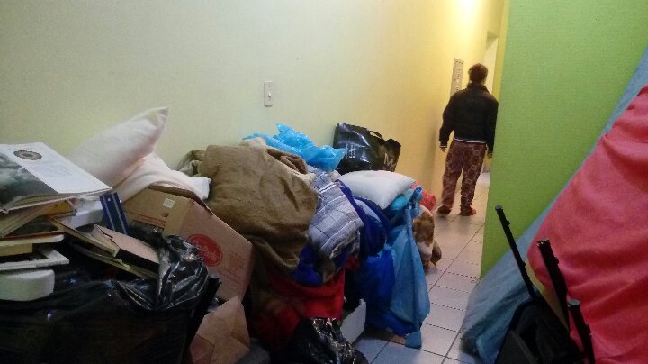 Parte das famílias expulsas pela BM foram acolhidas na Ocupação Mirabal, que atende mulheres vítimas de violência