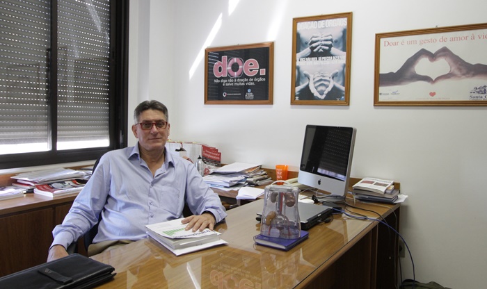 Valter Garcia, coordenador de transplantes da Santa Casa de Porto Alegre