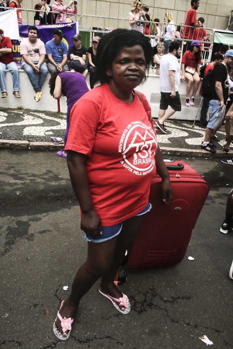 Jailma Almeida Borges viajou de Itu, no interior de São Paulo, para acompanhar o julgamento