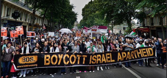 Manifestação na França reivindica o boicote a empresas, produtos e serviços israelenses