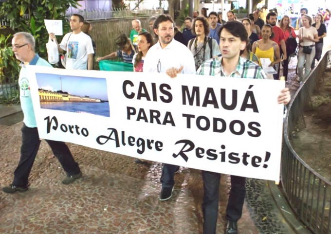 Movimento promoveu audiências e ato para denunciar irregularidades no contrato do Cais Mauá