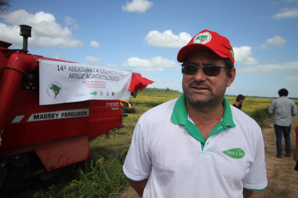 Nilvo Bosa, presidente da Cooperativa de Produção Agropecuária Nova Santa Rita