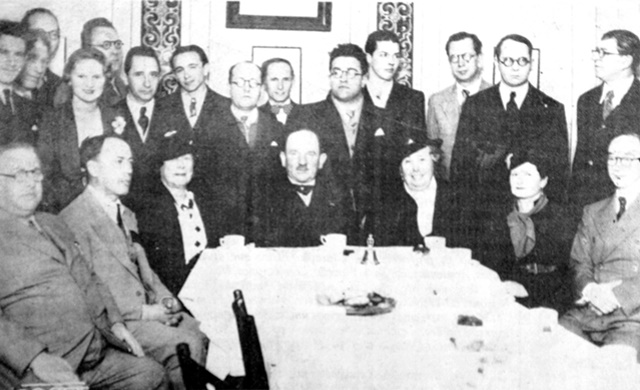 Reunião no Syndicato dos Professores Particulares, em 1938