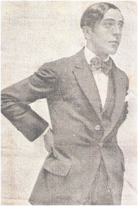 Eduardo Guimaraens em foto de 1918
