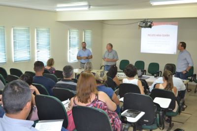 Lobby: Representantes da Copelmi apresentaram projeto da mina em reunião com empresários e políticos na Secretaria de Agricultura de Eldorado do Sul, em janeiro