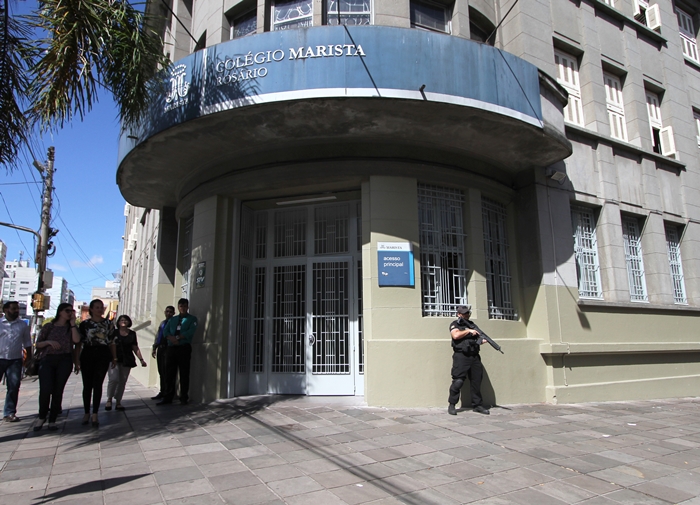 Segurança no Colégio Rosário e em outras escolas da Rede Marista foi reforçada após vazamento de suposto plano de ataque