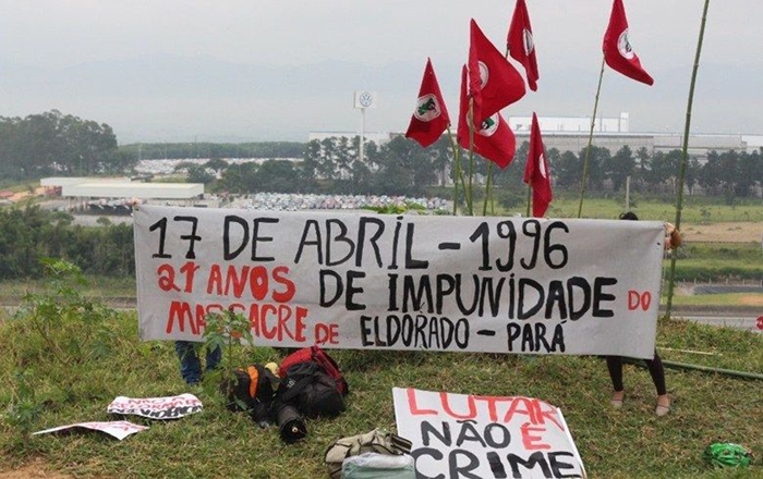 Manifestação lembra o assacre de Carajás: Nos quatro primeiros meses de 2019 foram registrados dez assassinatos em conflitos no campo