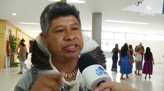 Para o líder Saracuri Pataxó, ancestrais estão presentes na luta dos povos por espaços na universidade