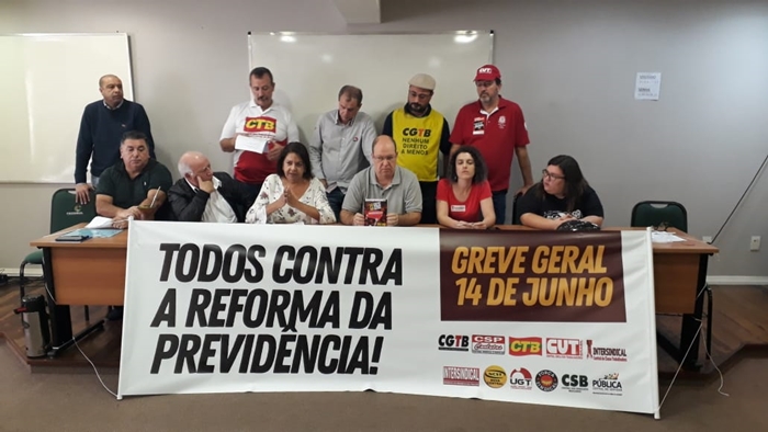 Dirigentes das centrais sindicais apresentaram balanço da mobilização no estado a dois dias da greve 