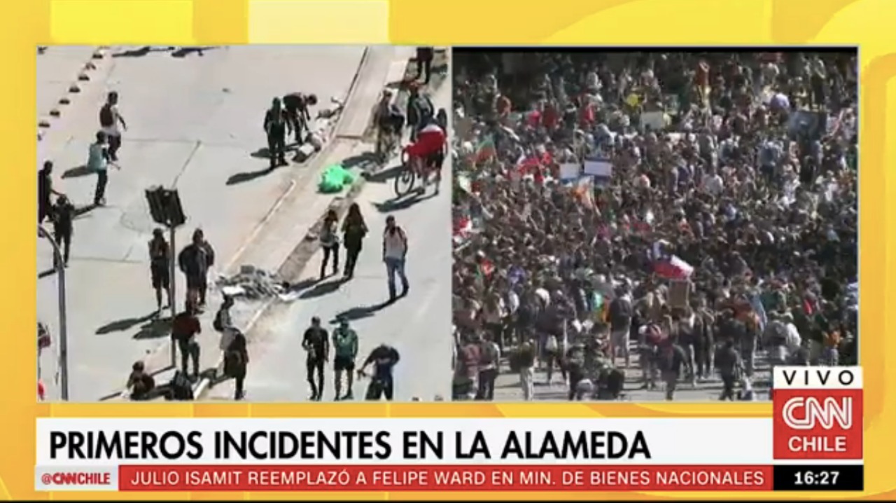 Chilenos retornam às ruas nesta terça, 29