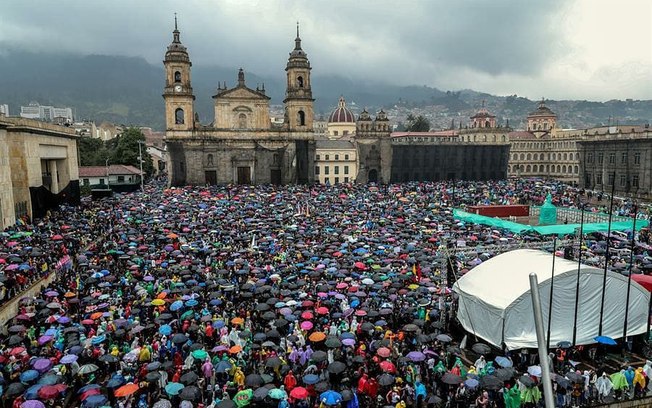 Na Colômbia, sindicatos promoveram duas greves gerais