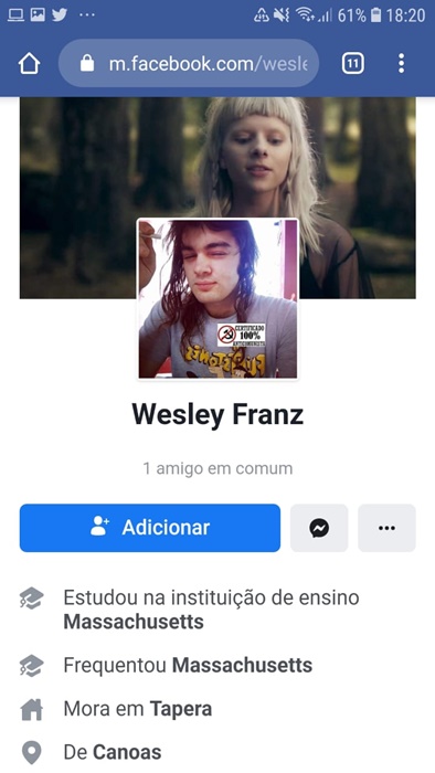 Nas redes sociais, Wesley Franz, da banda Oi!diados, de Canoas, ostenta símbolos neonazistas e prega o extermínio de comunistas 