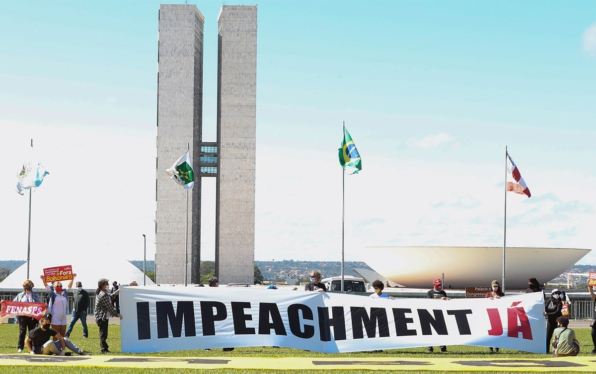 Ato pró-impeachment de Bolsonaro