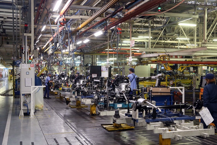 Fábrica da Renault no Paraná: no setor industrial, 48,7% das empresas informaram impacto negativo