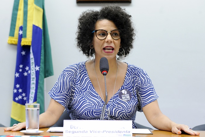 A deputada Áurea Carolina (PSol-MG) defendeu a participação popular na melhoria da legislação antirracista