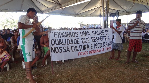Assembleia dos Povos Indígenas do Tocantins protesta por melhores condições na saúde indígena