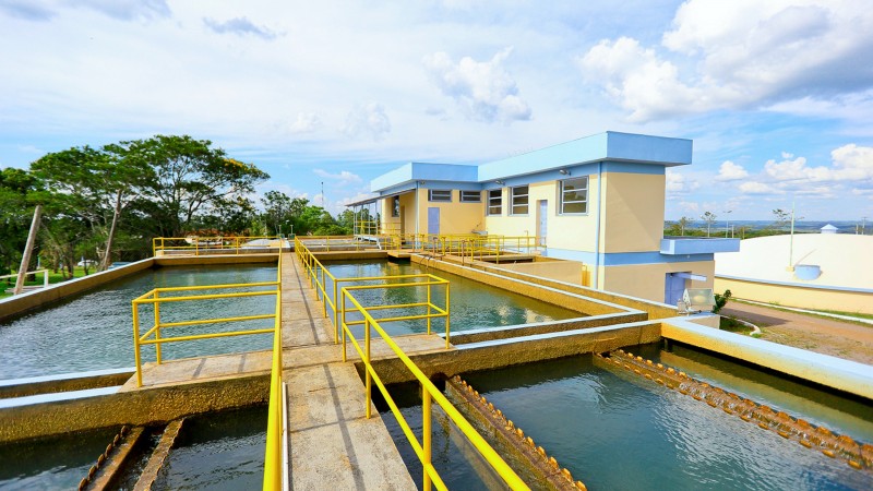 Estação de Tratamento de Água da Corsan: a companhia responde pelo tratamento de efluentes e abastecimento de 6 milhões de usuários no estado