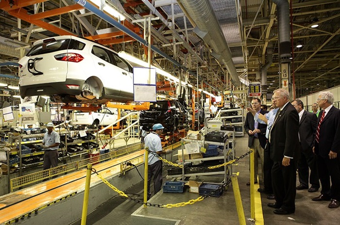 Fábrica da Ford em Camaçari (BA): uma das três unidades que a multinacional fechou no país antes de começar a operar na Argentina