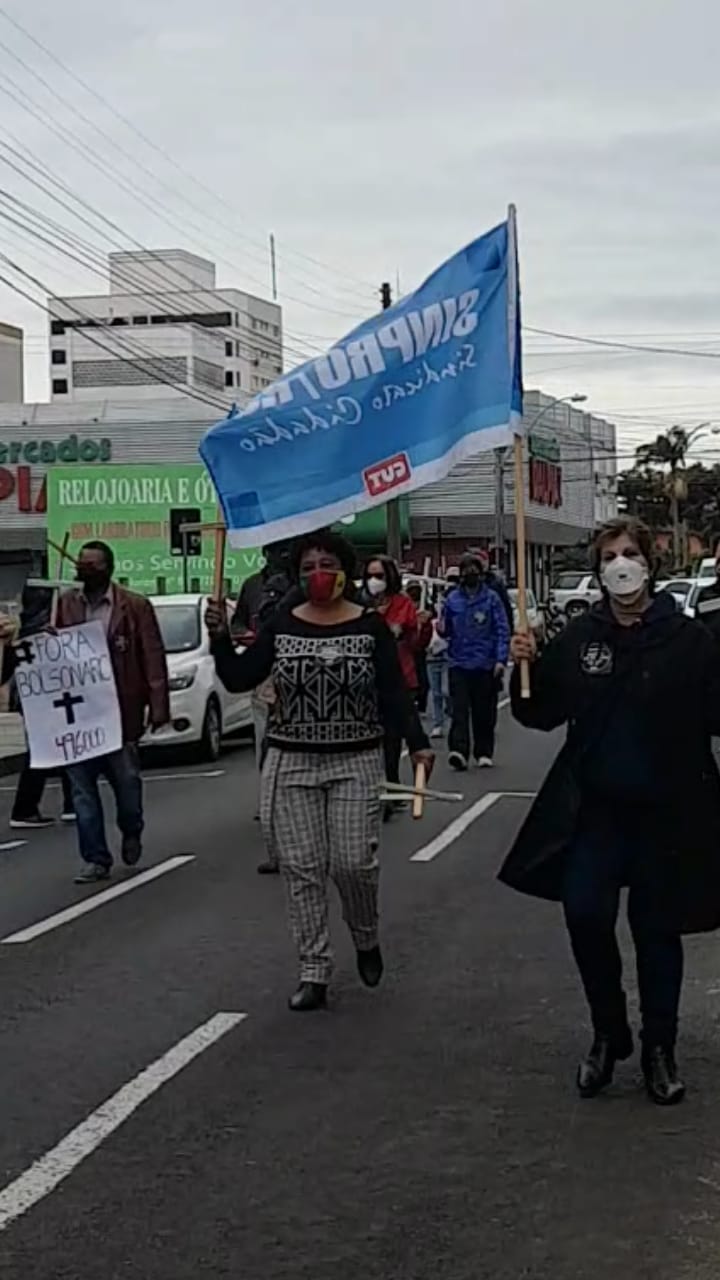 OSÓRIO | Manifestantes retornam às ruas do Rio Grande do Sul pelo impeachment de Bolsonaro