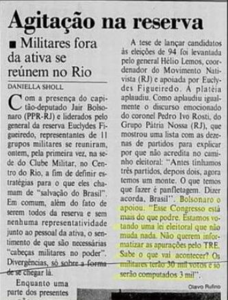 Jornal do Brasil, 21 de agosto de 1993