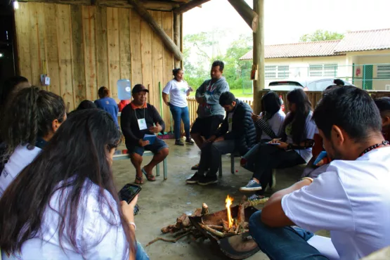 Jovens indígenas criam rede de comunicação | Fotos: Daniela Huberty/Comin