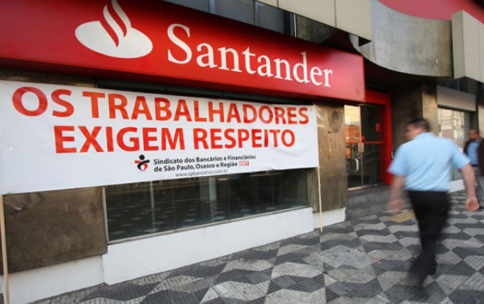 Santander condenado pagar R$ 275 milhões a empregados