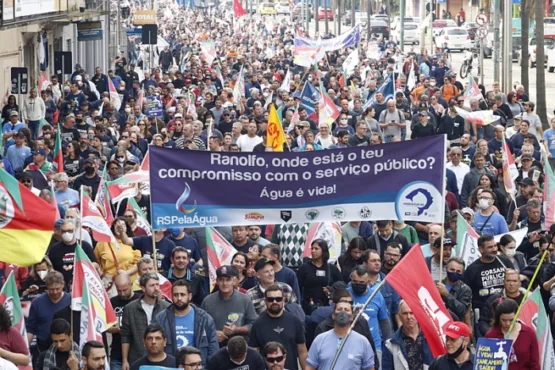 Protesto contra a privatização da Corsan será na quinta, 22 | Foto: Sindiágua/Divulgação