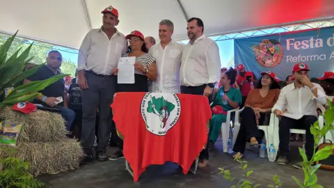 MST reivindica terras para 65 mil famílias e políticas públicas durante Festa da Colheita do Arroz_2