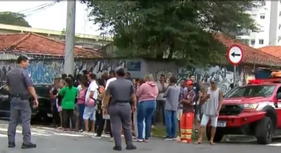 Professora morre em São Paulo após ser esfaqueada por aluno | Foto: TV Record/ Reprodução