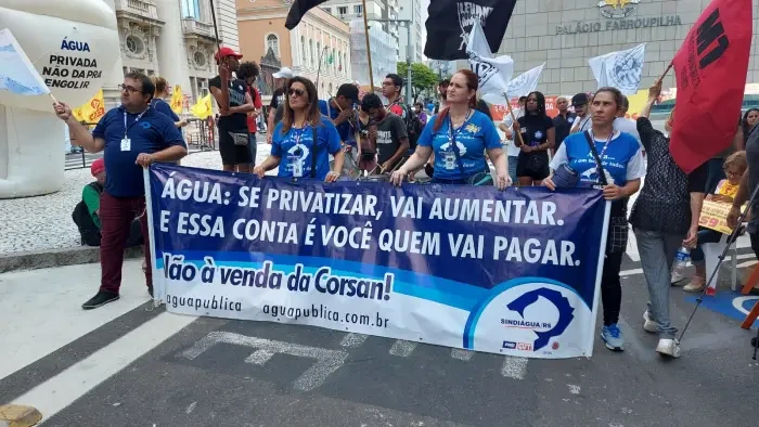 Sindiágua pede mandato de segurança para frear privatização da Corsan