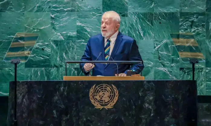 Aquecimento global e fome são desafios globais, diz Lula na ONU