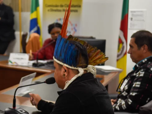 Audiência Pública busca solução para ameaça de desocupação de território indígena | Foto: Fernanda Caroline/ALRS